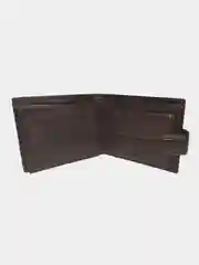 Коричневый кошелек мужской из натуральной кожи Fani