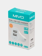 Автомобильное зарядное устройство Mivo MU250 / 2 USB / 2.4A
