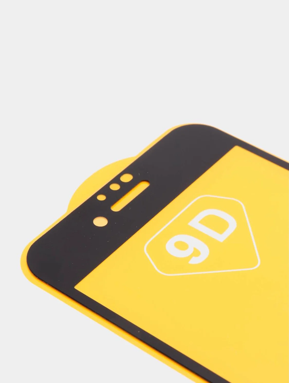 Защитное стекло 9D для iPhone всех моделей с тонкой черной рамкой