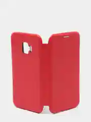 Красный чехол-книжка на Samsung Galaxy J2 Core, Самсунг Галакси Джи2 Кор