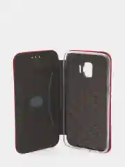 Красный чехол-книжка на Samsung Galaxy J2 Core, Самсунг Галакси Джи2 Кор