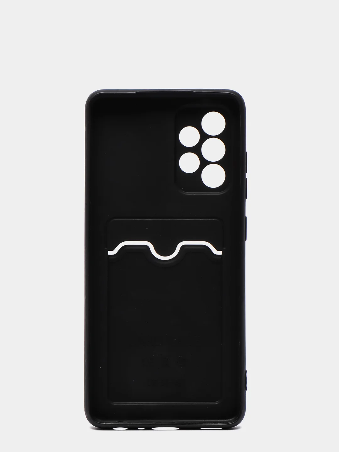 Черный чехол накладка c карманом для карт Xiaomi Poco X3, Poco M3, Samsung Galaxy A72, A52, A50