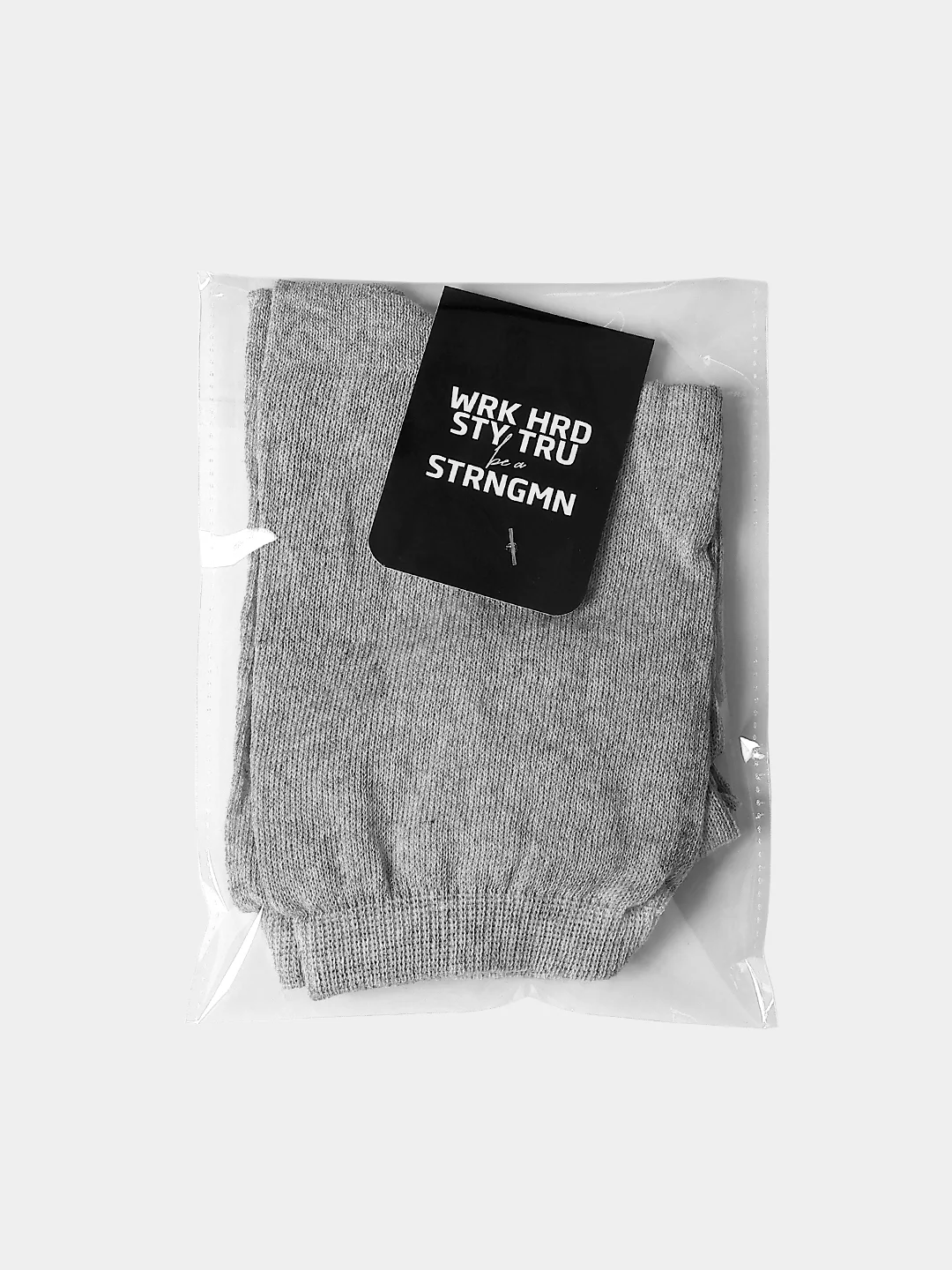 Серый классические мужские носки Strongman Standart