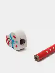 Карандаш HB комплект из 2 штук с ластиком на конце, выбор комплекта случайный