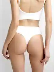 Комплект белья со стрингами, спортивный, без косточек