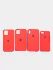 Кораллово-розовый чехол Silicone Case для iPhone 6/6s,6s+,7/8+,7/8,X/XS,XSMax,XR, 11, 12, Pro, Pro MAX, Mini