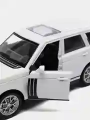 Белый range Rover металлическая машинка