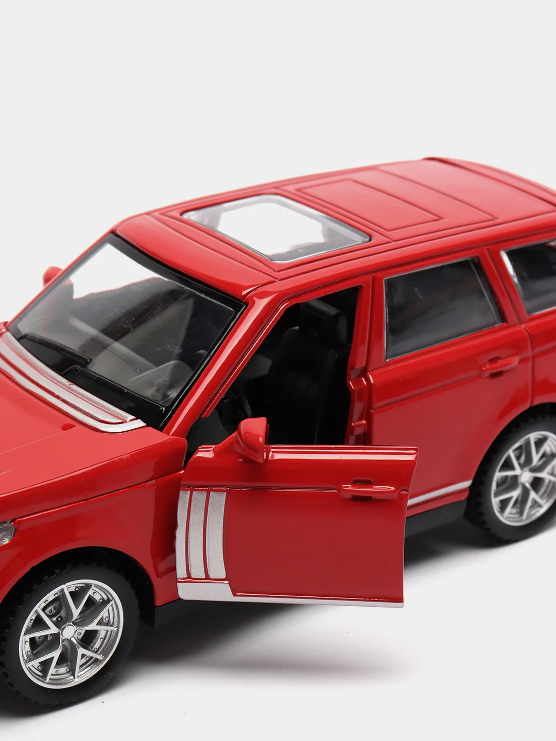 Красный range Rover металлическая машинка