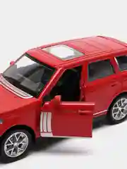 Красный range Rover металлическая машинка