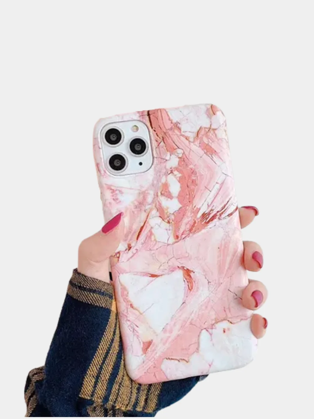 Розовый мраморный чехол для iPhone 7/8/SE2020,XR,11,12