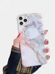 Пудровый мраморный чехол для iPhone 7/8/SE2020,XR,11,12