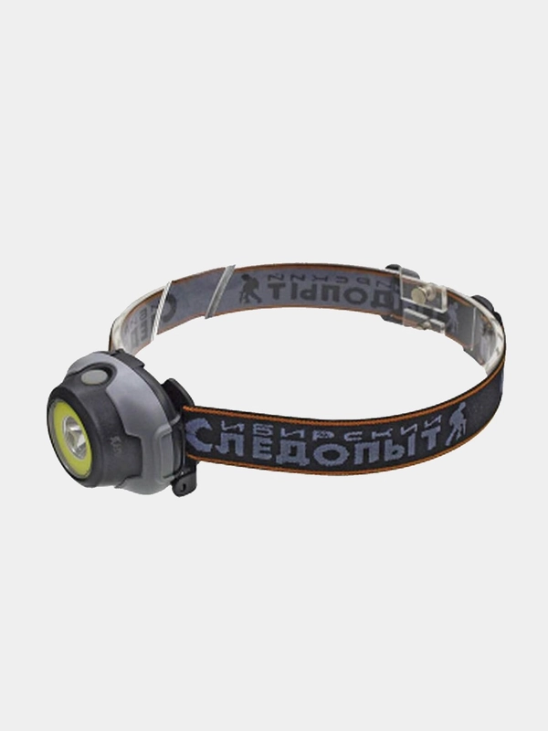 Фонарь налобный "СИБИРСКИЙ СЛЕДОПЫТ-Люмен", 1 LED + 1 COB, 3хААА