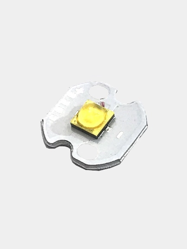 Светодиод мощный CREE XTE 1-3W 3-3.6V (0.3-1A) 4500-5000K на радиаторе 12мм