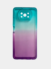 Чехол для Xiaomi Poco X3, Redmi 9C, Redmi 9A, Redmi 10, неоновый, двухцветный