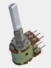 Резистор 16K2  2x10k полукруг  (сдвоенный переменный резистор)