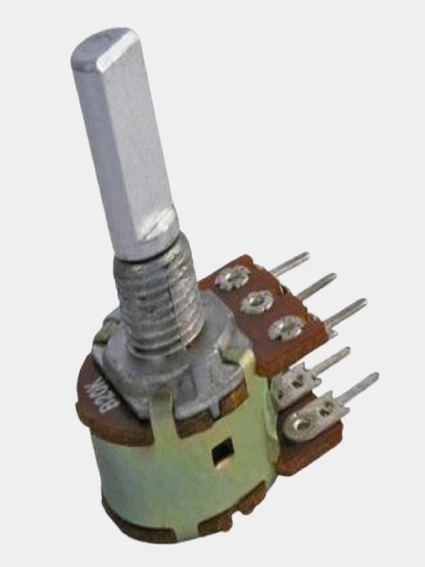 Резистор 16K2  2x10k полукруг  (сдвоенный переменный резистор)