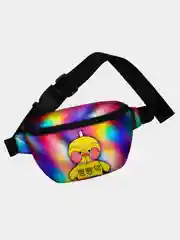 Синий поясная сумка для девочек и девушек 3D "Лалафанфан", на плечо, поясная сумка женская