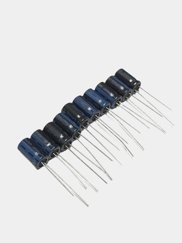 10 штук 100мкФ 25в Конденсатор электролитический 100UF 25V 105C 6х11 TK JAMICON