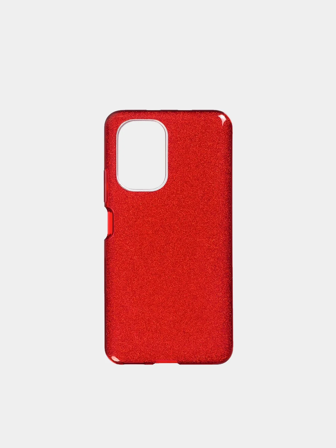 Красный чехол для Xiaomi Poco F3, Poco X3, блестящий