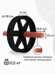 Черный ролик для пресса