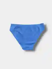 Синий трусы бесшовные эластичные яркие