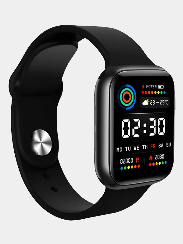 Черный умные часы Smart Watch M36 Plus, 45 mm