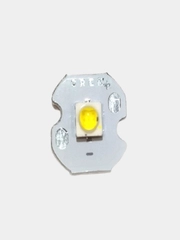 Светодиод мощный CREE XPE 1W 2.8-3V 0.350A 4000K на радиаторе 12мм