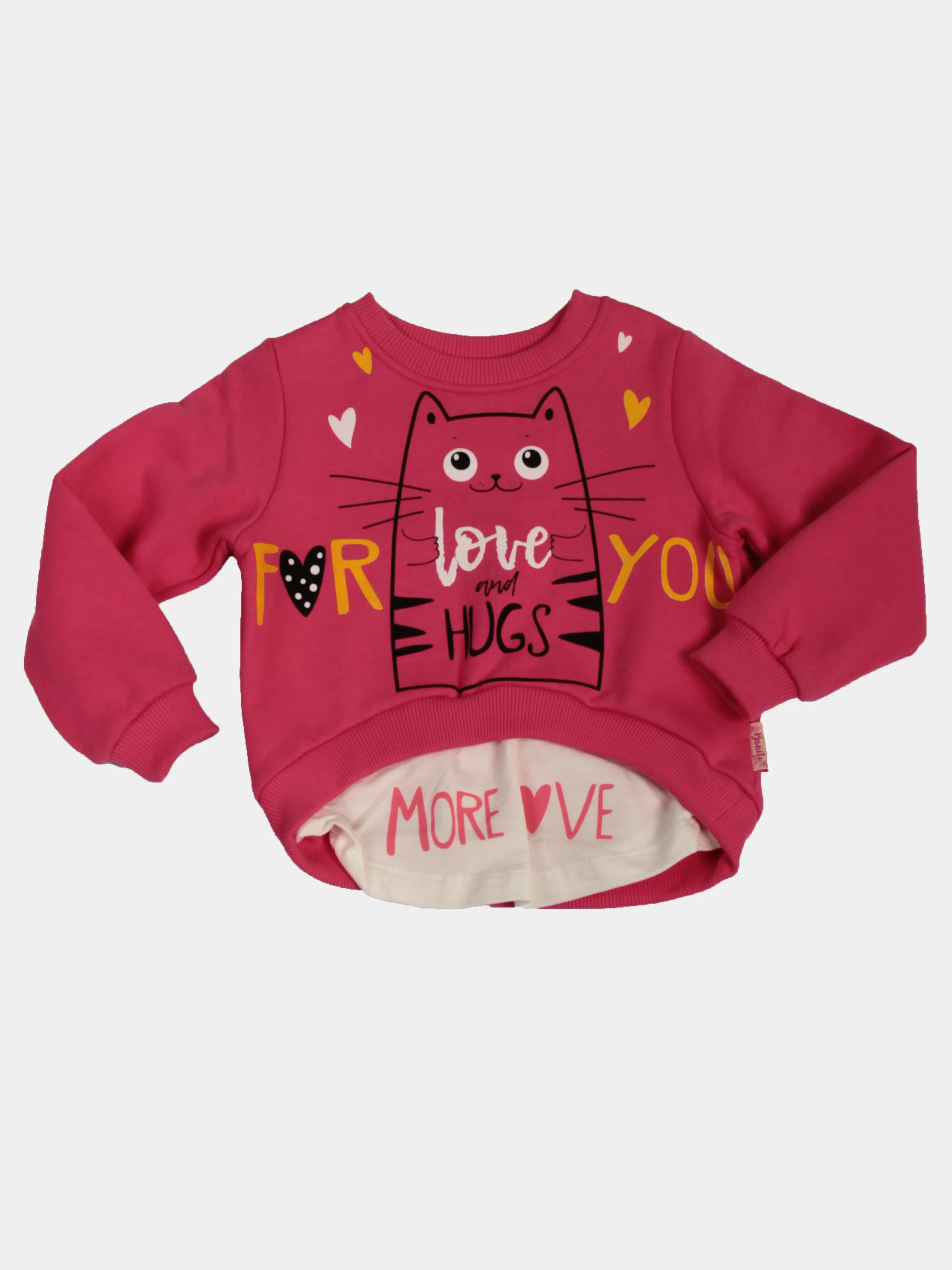 Фуксия толстовка для девочки Bonito Kids к. 46593