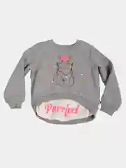 Серый меланж толстовка для девочки Bonito Kids к. 46593