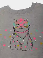 Серый меланж толстовка для девочки Bonito Kids к. 46593