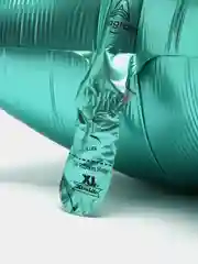 Бирюзовый шар фольгированный "Звезда", матовый, цвета разные, 18"