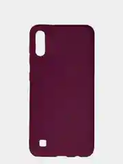 Бордовый чехол силиконовый для Samsung Galaxy A10