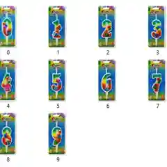 Свеча "Цифра", для торта