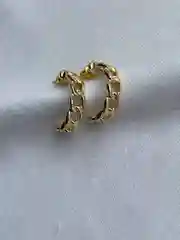 Золотой золотистые серьги "Цепи"