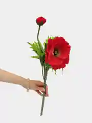 Красный ветка искусственных цветов "Маки"