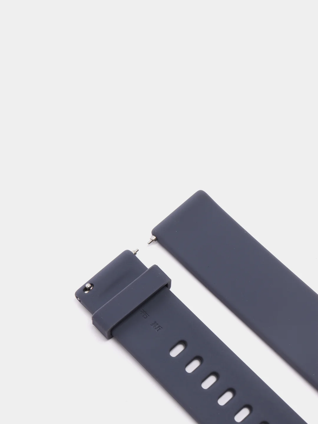 Темно-синий ремешок для Xiaomi Amazfit Bip GTR 42 мм / GTS / Samsung Gear S2 силиконовый сяоми самсунг