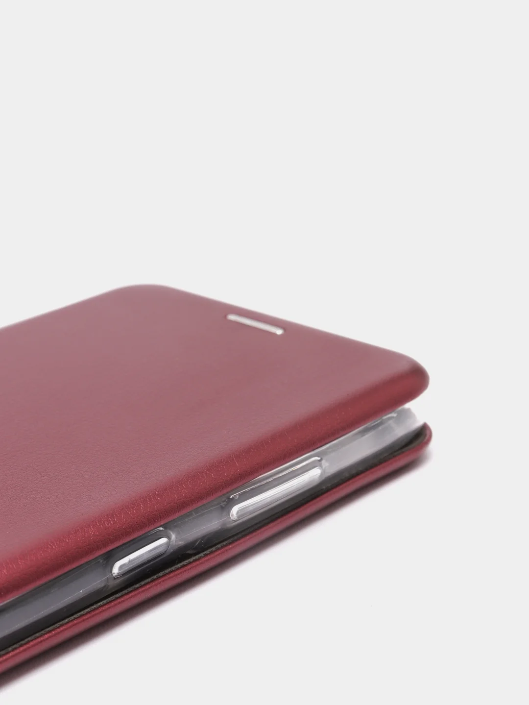 Бордовый чехол книжка Samsung S21 Ultra
