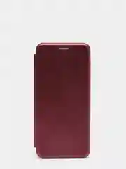 Бордовый чехол книжка Samsung S21 Ultra