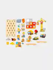 Развивающая настольная игра "Панорама. Стройка", 21 деталь