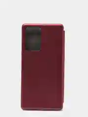 Бордовый чехол-книжка для Samsung Note 20 Ultra, 20 Plus
