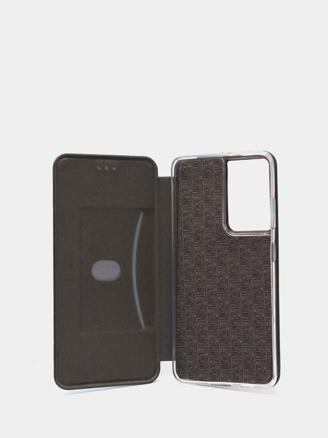 Зеленый чехол книжка Samsung S21 Ultra