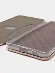 Золотой чехол книжка Samsung S21 Ultra