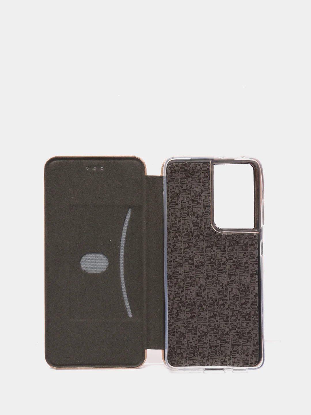 Золотой чехол книжка Samsung S21 Ultra