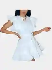Платье женское с воланом