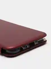 Бордовый чехол книжка Honor 8x