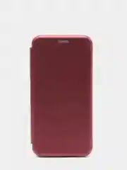 Бордовый чехол книжка Honor 8x