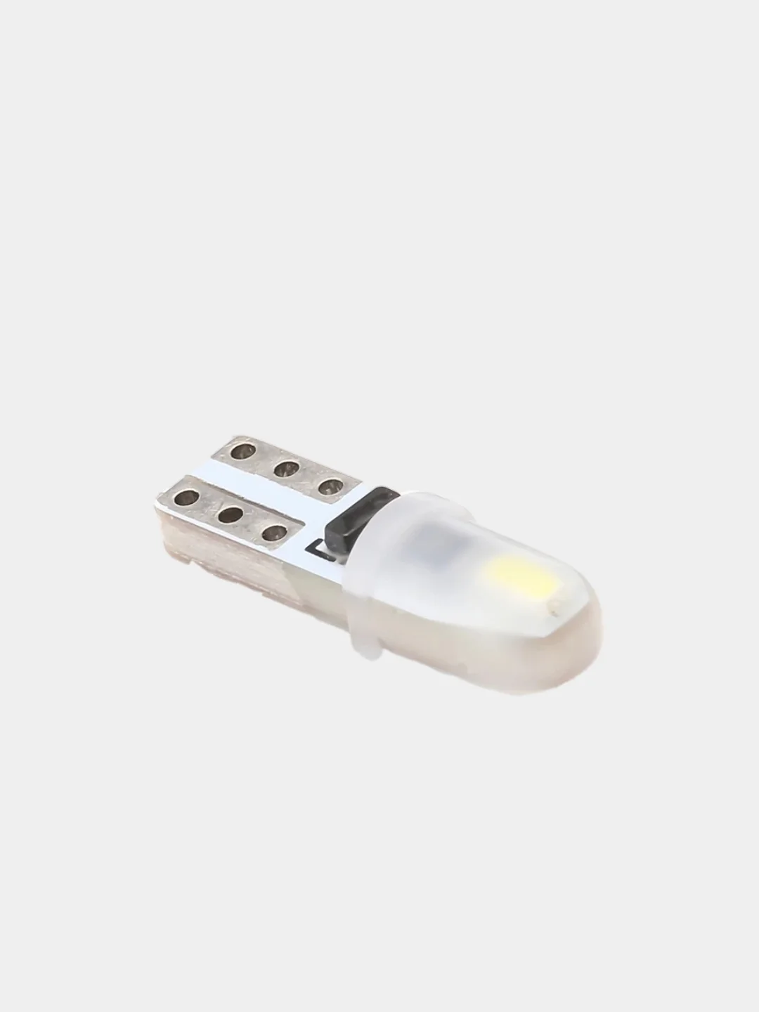 Белый автомобильная светодиодная лампа Т5 3014 2 SMD, 5 штук