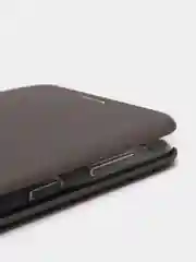 Серый чехол книжка Samsung S21 Plus