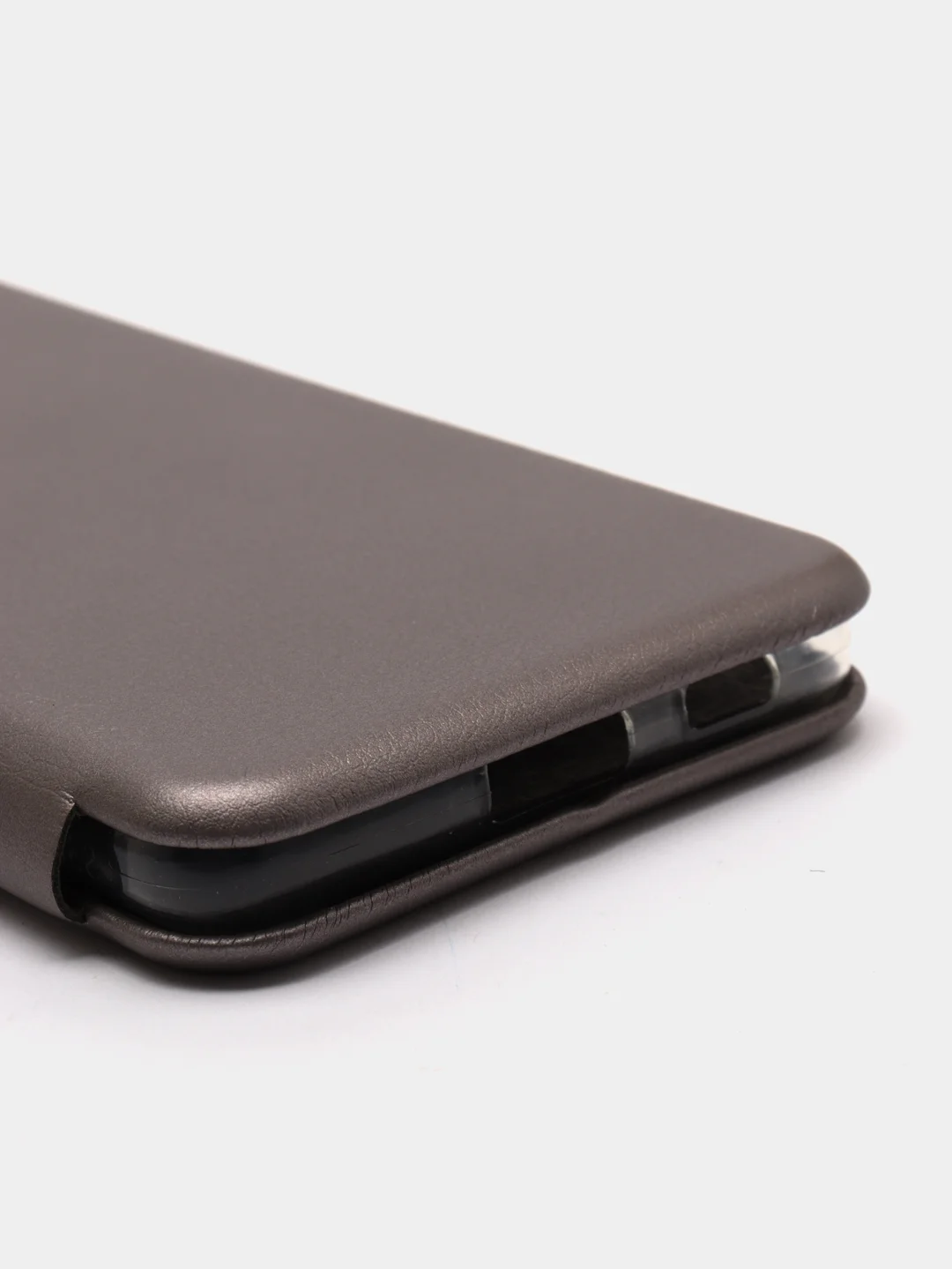 Серый чехол книжка Samsung S21 Ultra