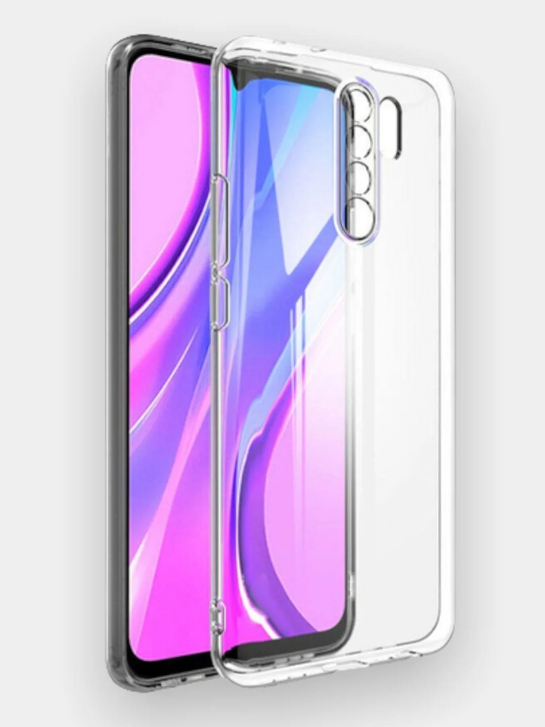 Чехол прозрачный силиконовый Xiaomi Poco X3 / Redmi 9